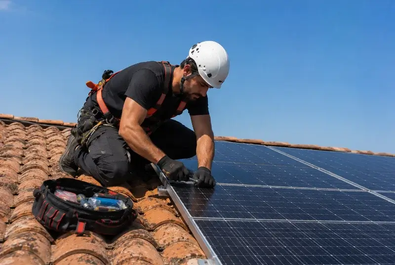Maintenance et monitoring de panneaux solaires à Mauges-sur-Loire